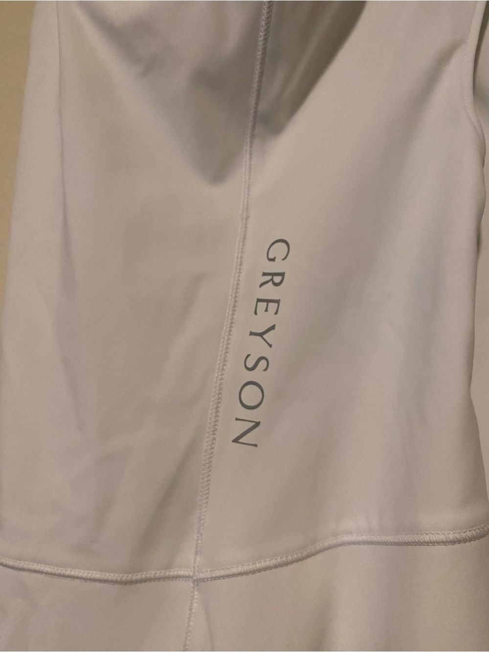 Greyson Venus Rally White Tank Mini Dress Size L - Picture 9 of 12